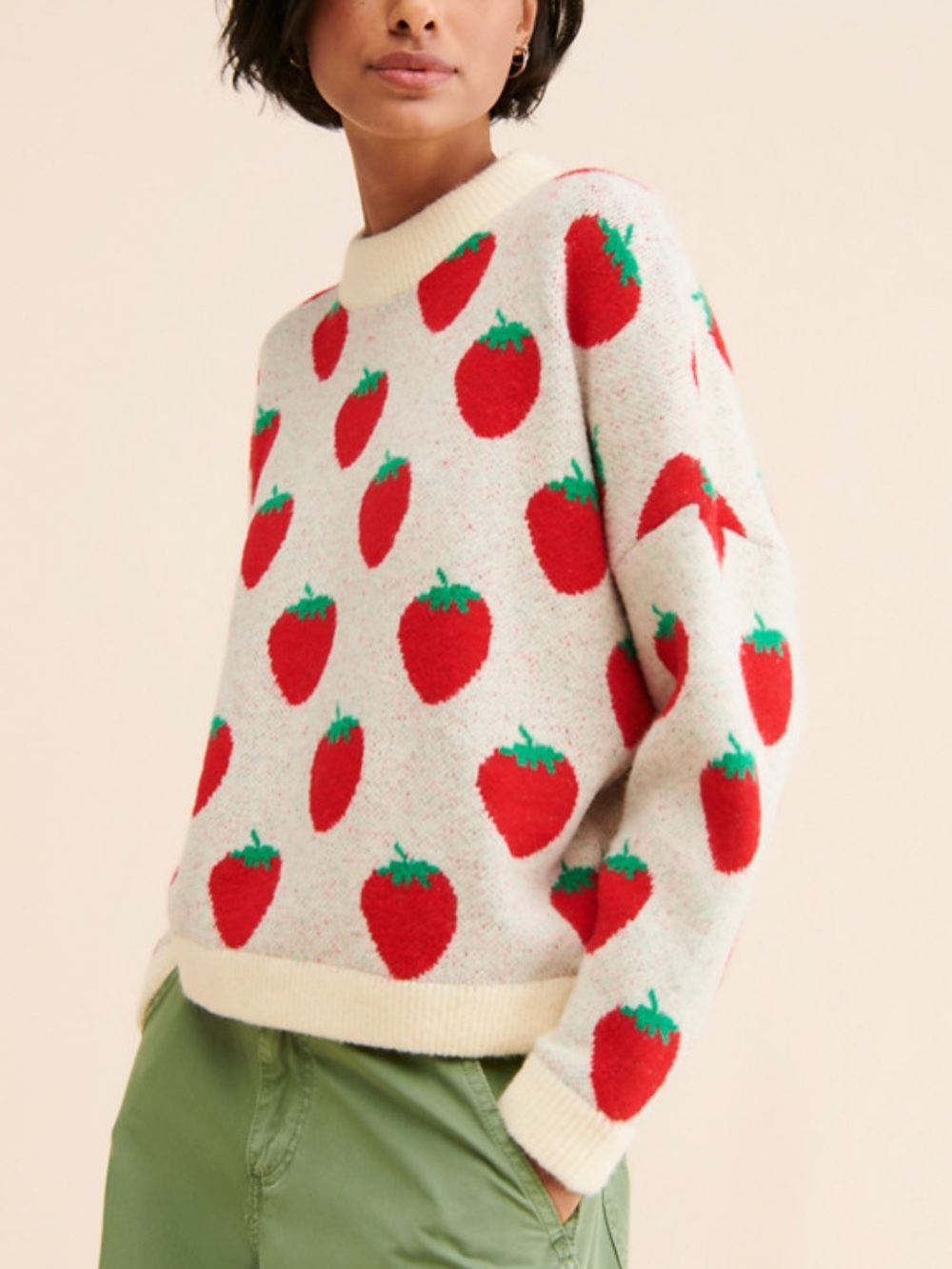 Lisa Says Gah Ella Strawberry Sweater
